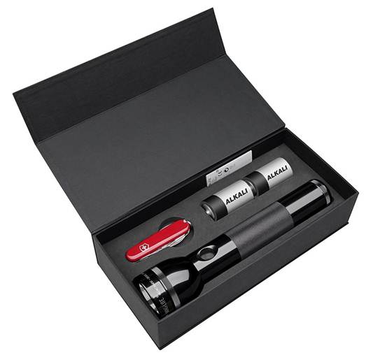 Mag-Lite 2D plus nožík Victorinox s 8. funkciami
