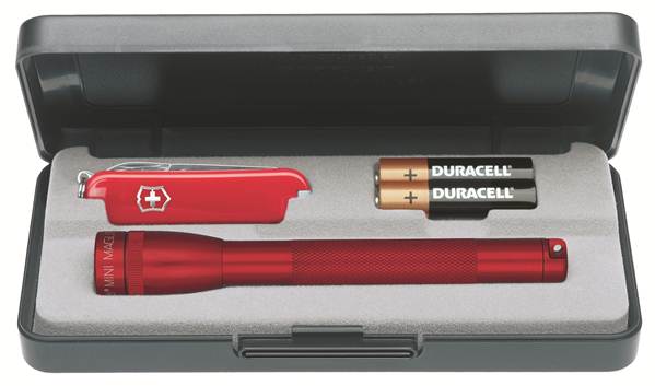 Mini AAA MICRO LED plus nožík VICTORINOX s 5. funkciami