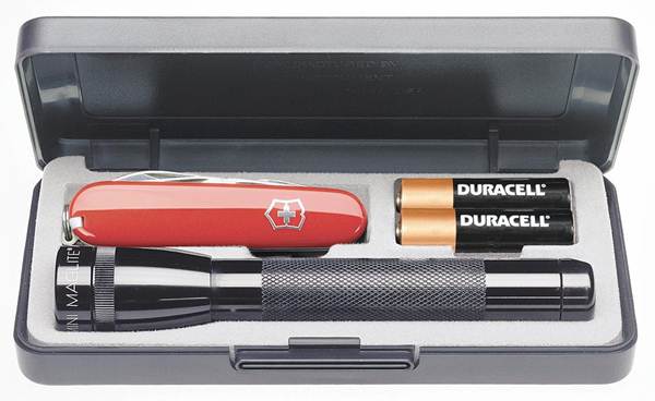 MINI AA LED plus nožík VICTORINOX s 8. funkciami